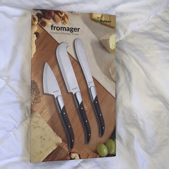 legnoart cheese enthusiast knives set - Picture 1 of 4